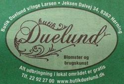 Butik Duelund i Hørning (Bjertrup) åbningstider