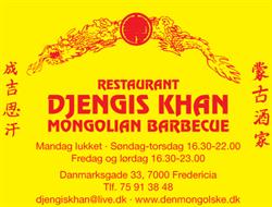 Djengis Khan Mongolian Barbecue, Fredericia åbningstider