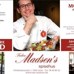 Frøken Madsens Spisehus ApS, Sæby åbningstider