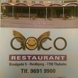 Coco Restaurant i Thyholm (Hvidbjerg) åbningstider