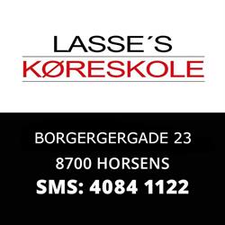 Lasse's Køreskole i Horsens (Fuglevang) åbningstider