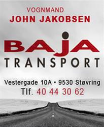 Baja Transport, Støvring åbningstider