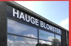 Hauge Blomster Gaver & Ideer I/S v/Pia og Jesper Bargsteen, Harlev J åbningstider