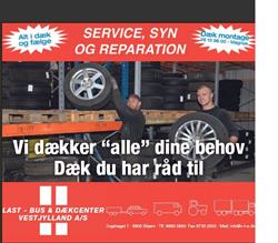 Last-Bus & Dækcenter, Vestjylland A/S, Skjern åbningstider