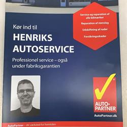 Henrik's Auto Service Aps i Esbjerg (V) åbningstider