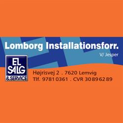Lomborg Installationsforretning ApS, Lemvig åbningstider