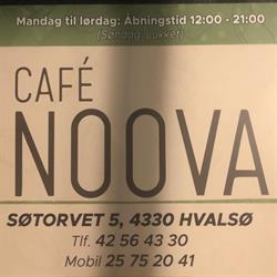 Cafe Noova, Hvalsø åbningstider