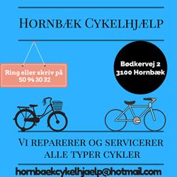 Hornbæk Cykelhjælp, åbningstider