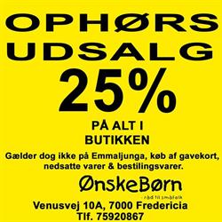 ØnskeBørn, Fredericia, åbningstider