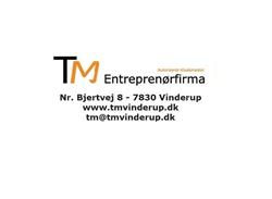 Tm Entreprenørfirma ApS, Vinderup åbningstider
