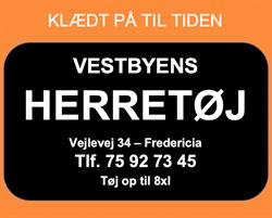 Vestbyens Herretøj, Fredericia åbningstider