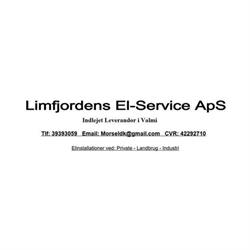 Limfjordens El-Service ApS, Redsted M åbningstider