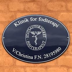 Klinik for fodterapi v/ statsaut. fodterapeut & sygeplejerske Christina F.N., Hillerød åbningstider