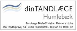dinTANDLÆGE Humlebæk, åbningstider