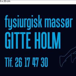Fysiurgisk Massør Gitte Holm, Silkeborg åbningstider