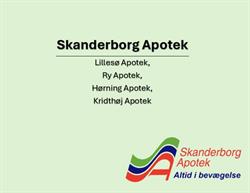 Skanderborg Apotek, åbningstider