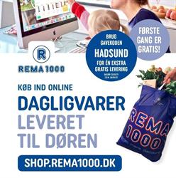 REMA 1000 Hadsund, åbningstider