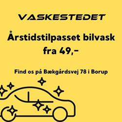 Vaskestedet Borup, åbningstider