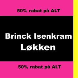 Brinck Isenkram, Løkken åbningstider