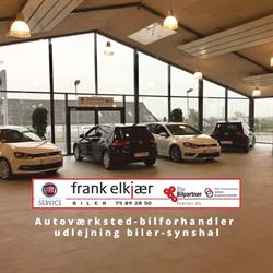 Frank Elkjær Biler (Frank Elkjær) i Hedensted (N) åbningstider