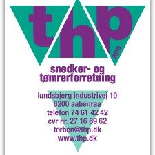 Thp Snedker OG Tømrerforretning i Aabenraa (N) åbningstider
