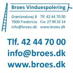 Broes Vinduespolering, Fredericia åbningstider